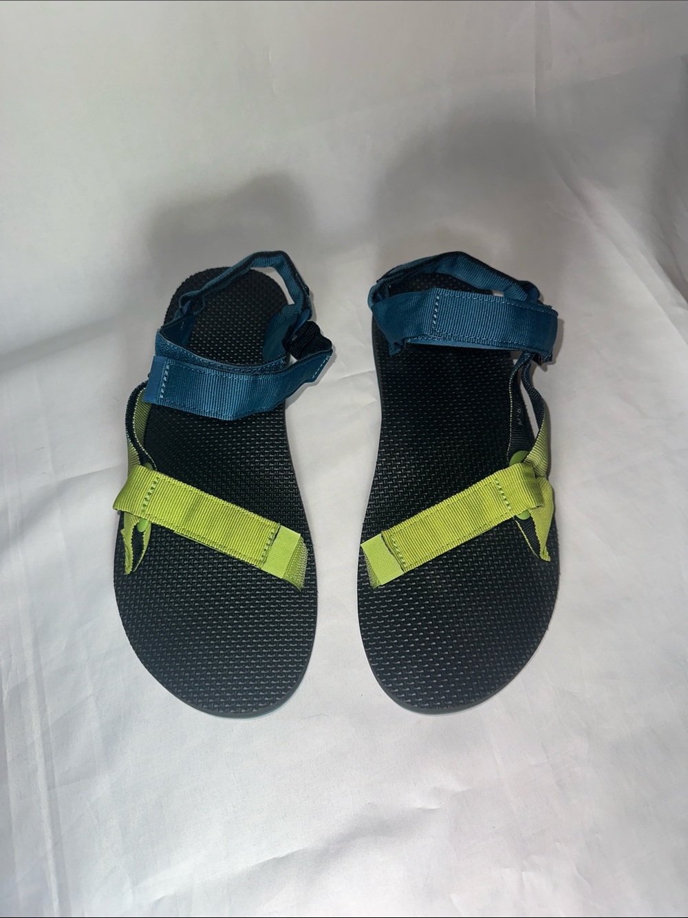 Teva Original Universal Sport Sandals Men’s Size 11 Blue Green Velcro